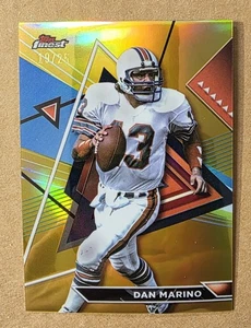 2023 Topps Composite Dan Marino #204 Finest Gold Refractor 19/25 Dolphins HOF - Picture 1 of 2
