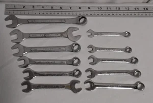 (11) Fuller Wrench Combination Metric & SAE LOT Assorted - Picture 1 of 7