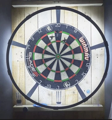 Dart board light ring UPGRADED 360 Degrees COB LEDs INCLUDED - Easy Install  - Image 1 of 4