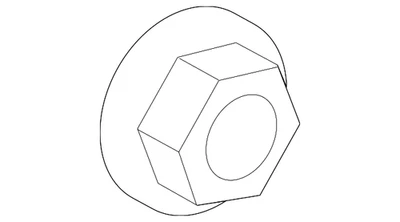 Tuerca compresor original Lexus 2004-2021 Lexus 90080-17242 Foto 1 de 2