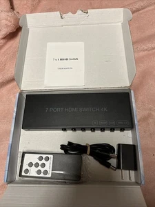 Switch HDMI 7 PORTE 4K - 3D - 4K@60 - HDR - HDMI 2.0 - Foto 1 di 13