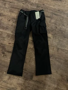 Jomlun Black Belted Hiking Trousers Thermal Pants Kids Size Medium NWT M - Picture 1 of 8