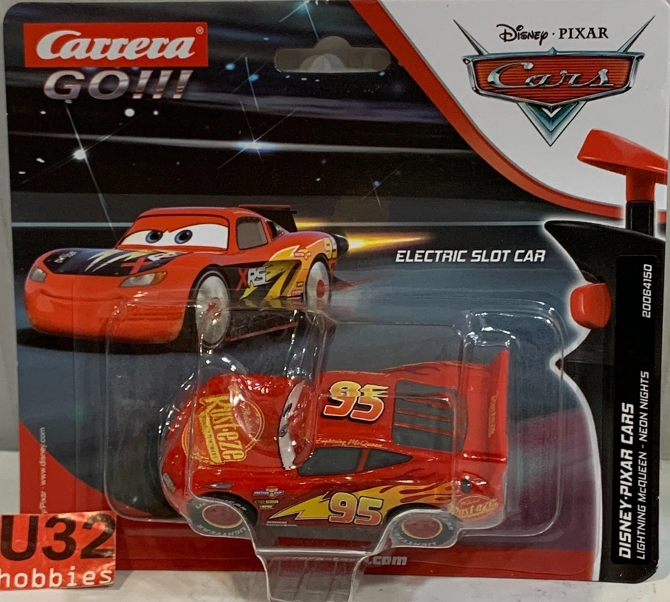 Slot Car Carrera Go!!! 64150 Lightning Mcqueen Disney Pixar Cars Neon Nights Foto 1 de 1