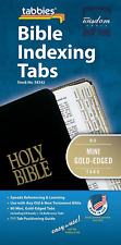 Tabbies Mini Gold-Edged Bible Indexing Tabs, Old & New Testament, 80 Tabs 64 &