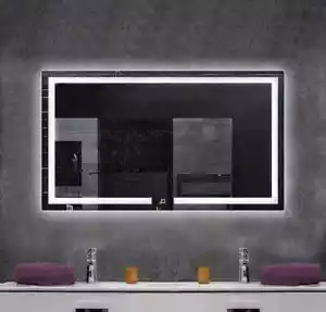 24x32 in LED Bathroom Vanity Mirror 3 Colors Dimmable Lights, Enhanced Anti-Fog - Picture 1 of 9
