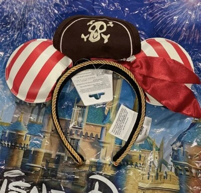 Diadema de Minnie Mouse atracción principal de los parques de Disney Piratas del Caribe nueva con etiquetas Foto 1 de 3