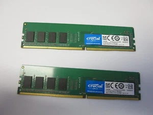 8GB 2 x 4GB Crucial CT4G4DFS8213.C8FDD2 DDR4-2133MHz 288-Pin Non ECC Memory RAM - Picture 1 of 2