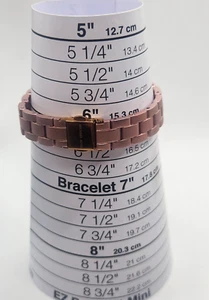 MICHAEL KORS Runway Rose Gold-Tone Stainless Steel 6 1/4" Watch MK6619 (READ) - Picture 1 of 12