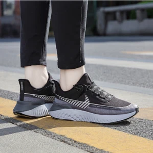 Nike LEGEND REACT 2 SHIELD Zapatillas Mujer Negro Reflect Silver UK 6 EU 40 US 8.5 - Imagen 1 de 9