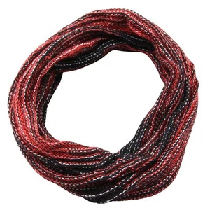 Mundschutz Infinity Scarf SchlauchSchal LoopSchal schwarz rot 33 cm - Bild 1 von 8
