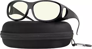 Fitover Blue Light Blocking Glasses Computer Fit over Eyewear Wear over Eyeglass - Picture 1 of 12