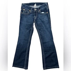 True Religion Boot Cut Big T Jeans Womens 27 - Picture 1 of 9