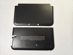 Black Front Back Replacement Shell Faceplate 3rd Party For Nintendo 3DS XL LL - Picture 1 of 1