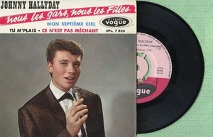 JOHNNY HALLYDAY Nous Les Gars Nous les Filles VOGE EPL7825 France 1961 EP VG+ - Picture 1 of 5