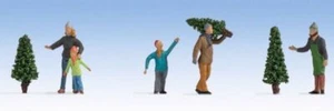 Noch 36927 Selling Christmas Trees (Pk4) Figure Set N Gauge - Foto 1 di 1
