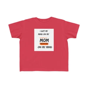 Kid's Fine Jersey Tee Mom on my mind   - Picture 1 of 17