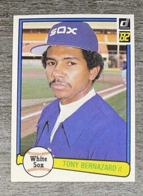 Tony Bernazard 1982 Donruss White Sox #143  *G732* - Image 1 of 2