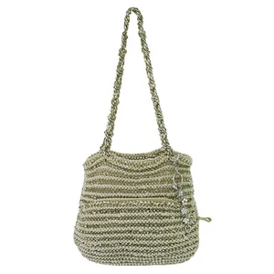 Bolso de hombro de vinilo gris plateado hecho en China ANTEPRIMA Wire Bag - Imagen 1 de 15