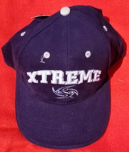 Los Angeles Extreme, XFL,Cotton Baseball Cap Hook&Loop,Embroidered Hat,Black,New - Picture 1 of 2