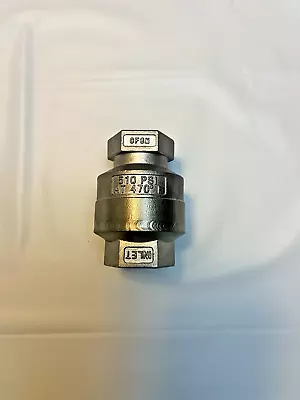 Watson McDaniel 3/4 FNPT SCV 750CWP In-line Check Valve CF8M 510-PSI 470-Deg F - Image 1 of 4