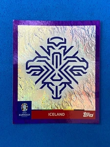 Topps Euro 2024 Sticker Variante Parallel Viola Purple Lila ICE1 Iceland🟣 - Bild 1 von 1