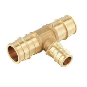 EFIELD 2 a 100 paquetes de camiseta reductora Pex A 1"x 1"x 3/4" accesorios de latón sin plomo - Imagen 1 de 8