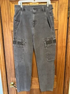 Jeans DIESEL D-Krett 069RJ Jogg Uomo 32x28 Dritto Grigio Cotone Elasticizzato Pantalone - Foto 1 di 14