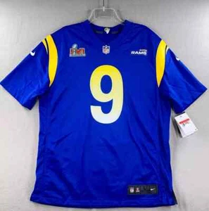Matthew Stafford Los Angeles Rams Nike Super Bowl LVI Game Jersey Men's 2021 NFL - Picture 1 of 10