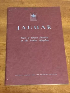 Raro libro de instalaciones de ventas y servicio de Jaguar en el Reino Unido (1968) - Imagen 1 de 11