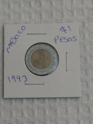 Moneda de $1 Pesos 1993 México Foto 1 de 4