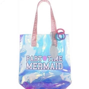 Holografische Teilzeit Meerjungfrau Beuteltasche Tasche Handtasche Mädchen Damen schillernd - Bild 1 von 10