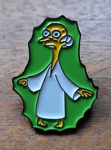 Mr Burns Metal Enamel Pin Badge Brooch The Simpsons Green Alien Ghost Nuclear - Picture 1 of 2