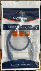 1.5 ft Blue Cat5e Snagless Patch Cable CAT5EBLU1.5FT - Picture 1 of 2