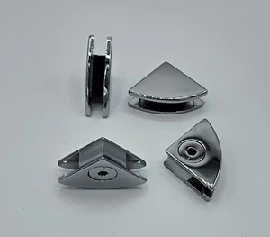 Chromecke für USM Haller Glastablarhalter Halter Chrom Tablar Glas Boden Ecke - Bild 1 von 12