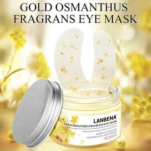 50x Vitamin C Anti-Falten Gold Osmanthus Augenmaske Eye Patches Gel Pad Au