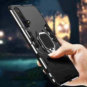For Realme X3 SuperZoom Hybrid Magnetic Ring Stand Shockproof Armor Case Cover - Picture 1 of 12