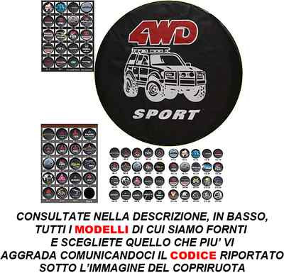 Portapneumatici Di Ricambio E Coperture Copriruote Di Scorta Per Auto - Foto 6