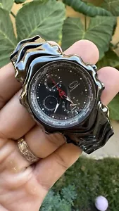 Oakley GMT Stealth Black Watch 2003 Rare W/New Battery - Picture 1 of 12