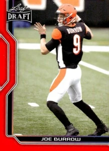 2023 Leaf Draft Red #B1-3 Joe Burrow - Cincinnati Bengals - Picture 1 of 2