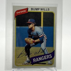1980 Topps Bump Wills Baseball Card #473 NM-Mint FREE SHIPPING