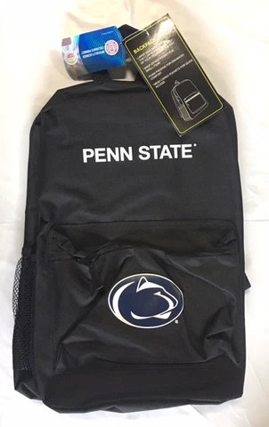 Penn State Lions PSU BackPack Back Pack Book Bag NEW Work School Gym Sports Logo Cover