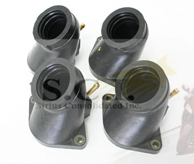 YAMAHA ROYAL STAR VENTURE CARBURETOR INTAKE BOOTS HOLDERS 1999 - 2004 x 4 - Image 1 of 4