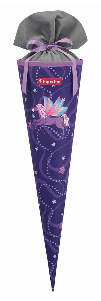 Step by Step School Cone Schultüte Pegasus Emily 2 violett flieder Neu - Bild 1 von 1