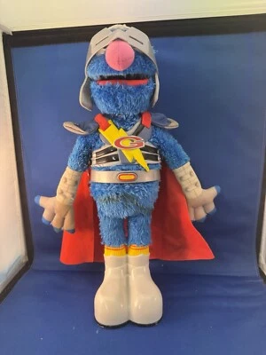 Juguete de peluche interactivo parlante Sesame Street Flying Super Grover 2.0 usado Foto 1 de 4