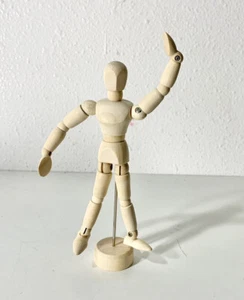 Desktop Ornament Wooden Joints Model Decorative Articulated Figure Manikin Seam - Picture 1 of 6