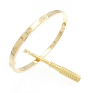 Authentic Cartier Love Bracelet Small #270-003-991-6553 - Picture 1 of 2