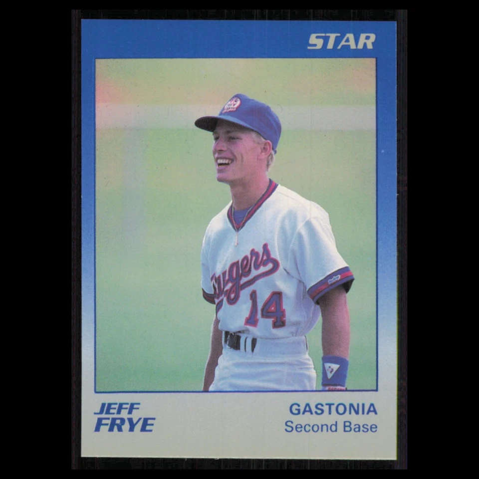 Jeff Frye #7 1989 Star Minor League Gastonia Rangers Baseball Card MLB NM - Image 1 of 3