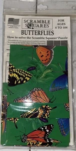 Puzzle Scramble Squares Butterflies 9 Piece Puzzle Brain Teaser Puzzle New 1997 - Picture 1 of 2