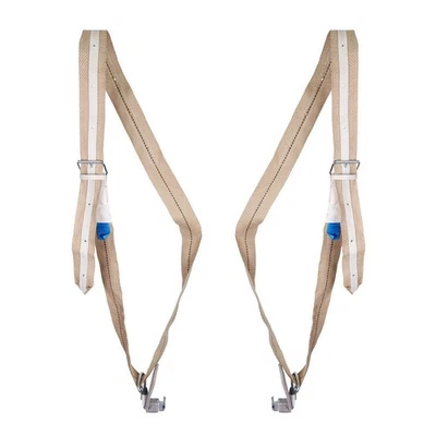 Möbeltragegurt mit Haken - 2er Set - Tragegurt/Umzugsgurt/Klaviergurt/Hebegurt - Bild 1 von 4