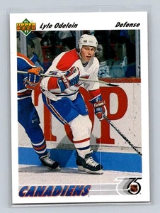 1991-92 Upper Deck #482 Lyle Odelein Montreal Canadiens - Picture 1 of 2